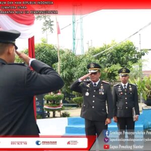 Lapas Kelas IIA Pematangsiantar Laksanakan Upacara dan Syukuran Hari Pengayoman Ke-79 Tahun 2024