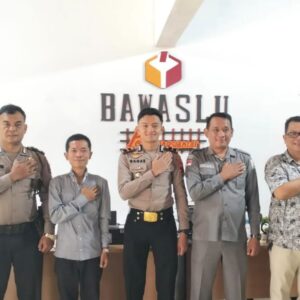 Kapolsek Siantar Barat Silaturahmi ke Kantor Bawaslu Pematangsiantar