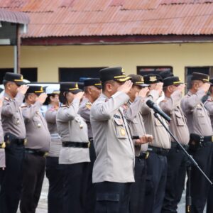 Apel Jam Pimpinan, Kapolres Pematangsiantar Tekankan Kepada Jajaran 5 kebijakan Kapolda Sumut