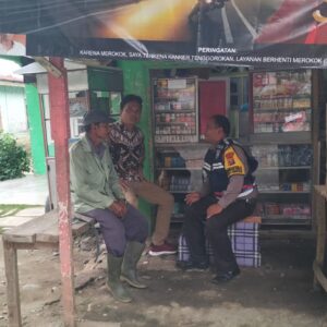 Bhabinkamtibmas Polres Tebing Tinggi Ingatkan Warga Hindari Pelanggaran Hukum