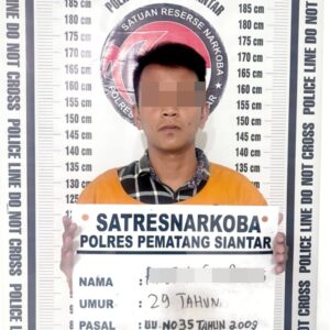 Polres Pematangsiantar Ringkus Residivis Pemilik Sabu 6,23 Gram