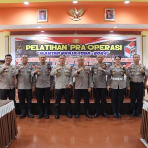 Pelatihan Pra Ops Mantap Praja Toba 2024, Kapolres Pematangsiantar Petakan Daerah Rawan