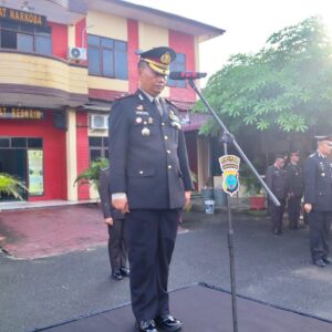 Wakapolres Tebing Tinggi Pimpin Upacara Peringatan Hari Kemerdekaan RI ke-79