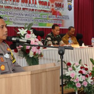 Operasi Mantap Praja Toba 2024,Kapolres Pematangsiantar Pimpin Pelaksanaan Cooling System