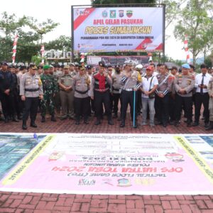 Kapolres Simalungun Pimpin Tactical Floor Game (TFG) Operasi HATRA TOBA 2024 untuk Pengamanan PON XXI