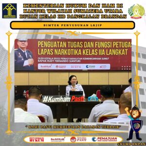 Rutan Pangkalan Brandan ikuti Bimtek dan Pendampingan Penyusunan LKjIP