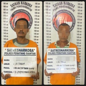 Dua Pria Asal Simalungun Diamankan Polisi, Bawa Sabu 10,44 Gram