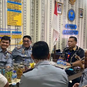 Perkuat Sinergitas, Kepala Lapas Narkotika Langkat Kunjungi BNN Kabupaten Langkat