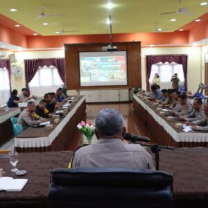 Polres Pematangsiantar Laksanakan Rakor Kesiapan Sispamkota OMP Toba 2024