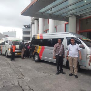 Kontingen Cabor Tinju Pon Dari Sulawesi Selatan Tiba, Sat Lantas Polres Pematangsiantar Beri Pengawalan