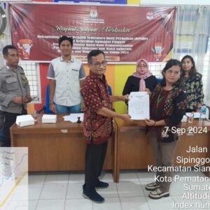 Ciptakan Kemanan dan Ketertiban, Bhabinkamtibmas Polres Pematangsiantar Hadiri Rapat Pleno DPHP Pilkada 2024 Tingkat Kelurahan