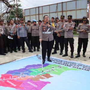 Polres Pematangsiantar Laksanakan Apel Kesiapan Pam Jalur Balap Sepeda PON Ke XXI Aceh – Sumut