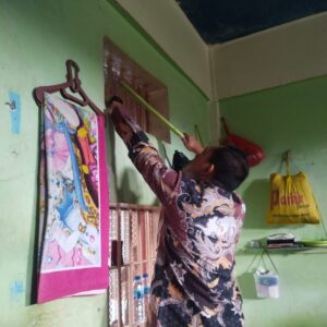 Tim Pengamanan Lapas Narkotika Kelas IIA Pematangsiantar Cek Bangunan Kamar WBP