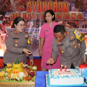 Syukuran Hari Lalu Lintas Bhayangkara Ke-69 Tahun 2024, Berikan Pelayanan Prima Kepada Masyarakat Dan Ciptakan Budaya Lalulintas Yang Baik