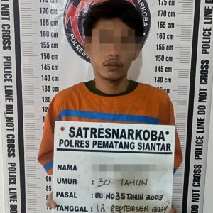 Residivis Kembali Ditangkap Polres Pematangsiantar Atas Kepemilikan Sabu 1,38 Gram