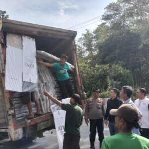 Pastikan Logistik Pilkada Tahun 2024 Aman, Polres Pematangsiantar Lakukan Pengamanan