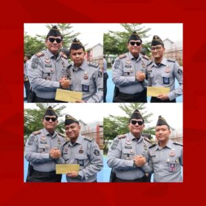 8 Petugas Resmi Naik Pangkat, Kalapas Pimpin Upacara Kenaikan Pangkat PI