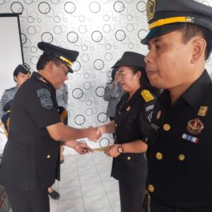 Kalapas Narkotika Kelas IIA Pematangsiantar Pimpin Upacara Kenaikan Pangkat 3 Pegawai