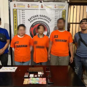 Trio Pengedar Berhasil Dibekuk Sat Narkoba Polres Simalungun ada 25 Gram Sabu, Jaringan Diburu