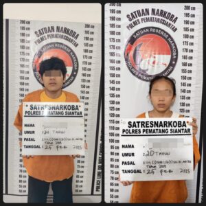 Sepasang Kekasih Bawa Sabu di Jalan Handayani, Berhasil Diamankan Polres Pematangsiantar
