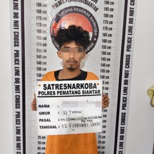 Pria Gang Komet Berhasil Ditangkap Sat Resnarkoba Polres Pematangsiantar, Miliki Sabu dan Ganja
