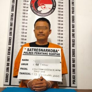 Polres Pematangsiantar Tangkap Pengedar Sabu Di Jalan Enggang, 4,57 Gram Diamankan