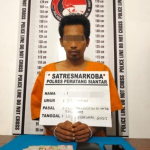 Gagal Edarkan Sabu 2.64 Gram di Jalan Ade Irma Suryani, Polres Pematangsiantar Berhasil Meringkus Pelaku