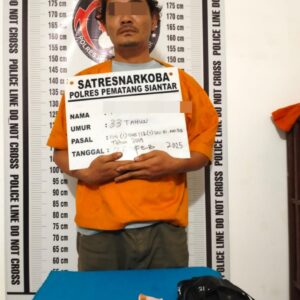 Miliki Sabu dan Ganja, Polres Pematangsiantar Tangkap RS Di Jalan Persatuan