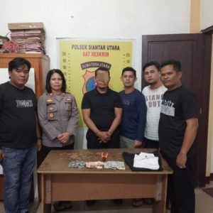 Polsek Siantar Utara Berhasil Ungkap Pelaku Pencuri Uang Kota Infaq Masjid Taqwa