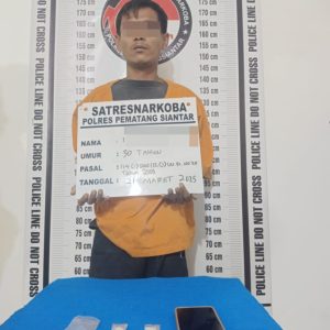 Miliki Sabu 2,50 Gram, Polres Pematangsiantar Ringkus RH