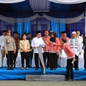 Kapolres Pematangsiantar Damping Walikota Lepas Peserta Pawai Taaruf MTQ Ke-57 Kota Pematangsiantar