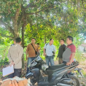 Polsek Siantar Martoba Cek TKP Temuan Mayat di Perladangan Jalan Rindung Ujung