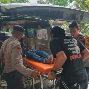 Diduga Mengalami Penyakit, Kapolsek Siantar Utara Pimpin Cek TKP Penumpang Meninggal Didalam Bus