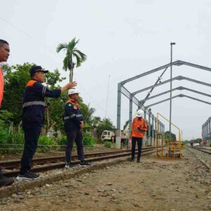Tingkatkan Pelayanan, KAI Divre I Sumut Tata dan Perluas Stasiun Lima Puluh