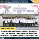 Jajaran Pegawai dan Warga Binaan Rutan Kelas IIB Balige Laksanakan Upacara Peringatan Hari Kesaktian Pancasila