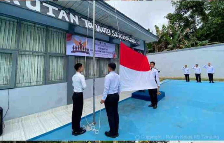 Gelar Upacara Hari Kesaktian Pancasila Rumah Tahanan Negara Kelas IIB Tanjung Laksanakan Upacara Di Lapangan Aula G.G. Van. Delft