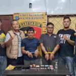 Rumah Jadi Sarang Narkoba, Polsek Gunung Malela Gerebek Tengah Malam dan Bekuk Dua Tersangka Beserta 5,8 Gram Sabu