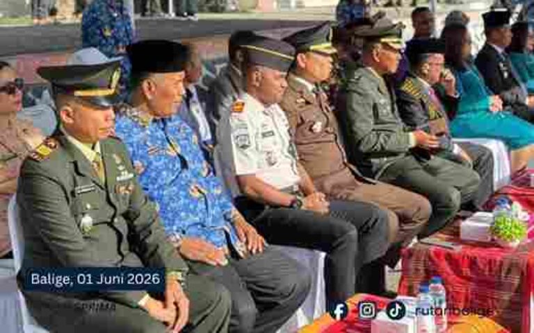 Karutan Balige Hadiri Upacara Peringatan Hari Kelahiran Pancasila