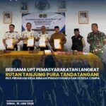 Bersama UPT Pemasyarakatan Langkat Rutan Tanjung Pura Tandatangani PKS Program Desa Binaan Pemasyarakatan di Desa Cempa