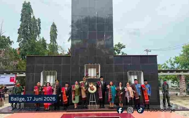 Perkuat Semangat Nasionalisme, KaRutan Balige Hadiri Upacara Peringatan Gugurnya Raja Sisingamangaraja XII