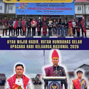 Ayah Wajib Hadir. Rutan Humbahas Gelar Upacara Hari Keluarga Nasional 2026
