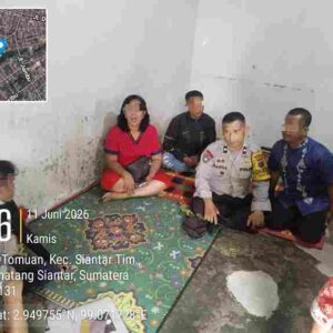 Polsek Siantar Timur Mediasi Permasalahan Pelemparan Rumah Warganya