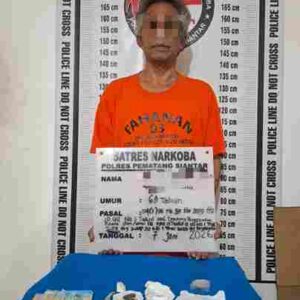 Ungkap Peredaran Narkoba Polres Pematangsiantar Amankan AM Didepan Rumah