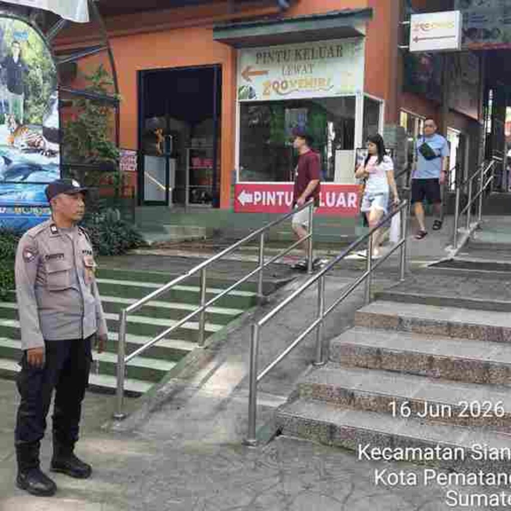 Bhabinkamtibmas Polsek Siantar Barat Patroli Antisipasi Guantibmas Objek Wisata