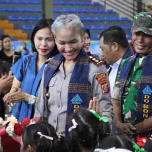 Kapolres Pematangsiantar Hadiri Pelepasan Anak Didik PAUD-SAB se Kota Pematangsaintar T.A 2025/2026
