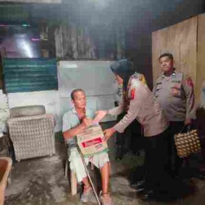 Sambut HUT Bhayangkara Ke 80 Tahun 2026, Polsek Siantar Selatan kunjungi Warga Kurang Mampu