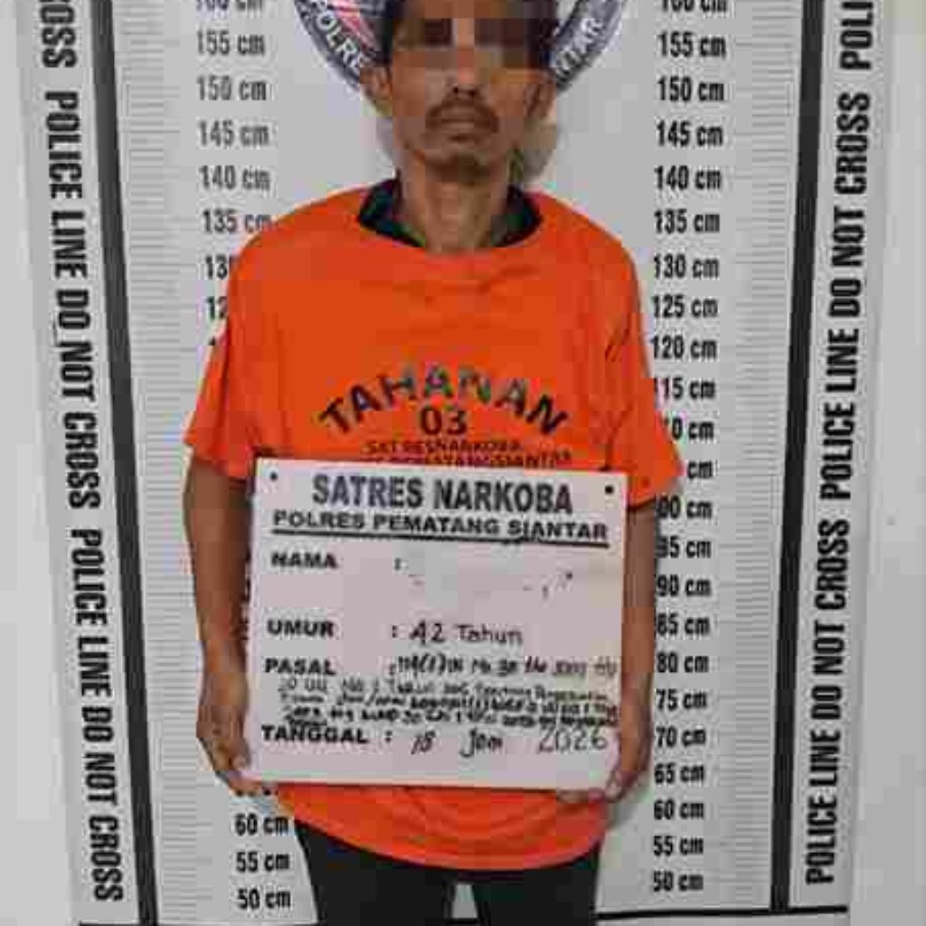 Polres Pematangsiantar Amankan Terduga Pelaku Kepemikan Sabu dan Ekstasi di Jalan Rakutta Sembiring