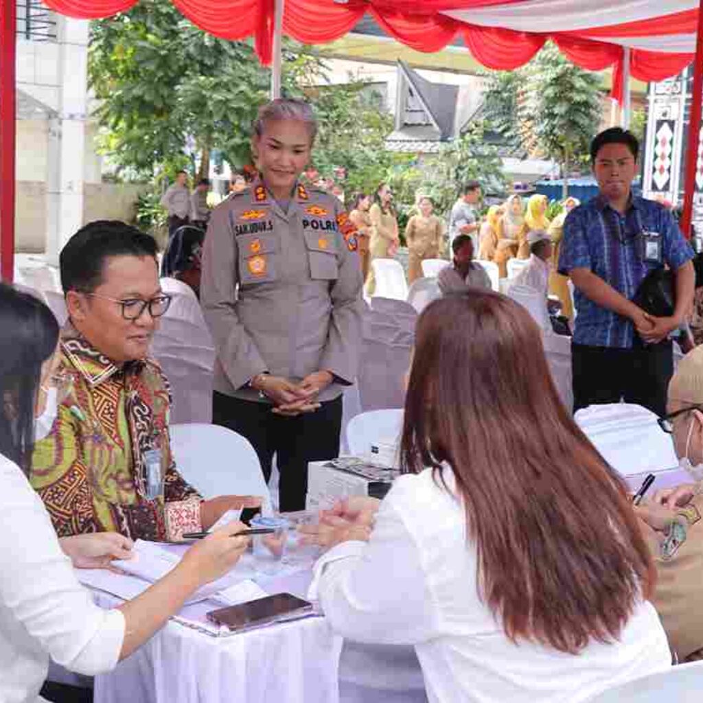 Polres Pematangsiantar Laksanakan Pemeriksaan Kesehatan Gratis Kepada Masyarakat Sambut HUT Bhayangkara Ke-80 Tahun 2026