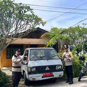 Polsek Siantar Selatan Dampingi Penjualan Hasil Panen Jagung Petani Binaan ke Bulog Cabang Pematangsiantar 