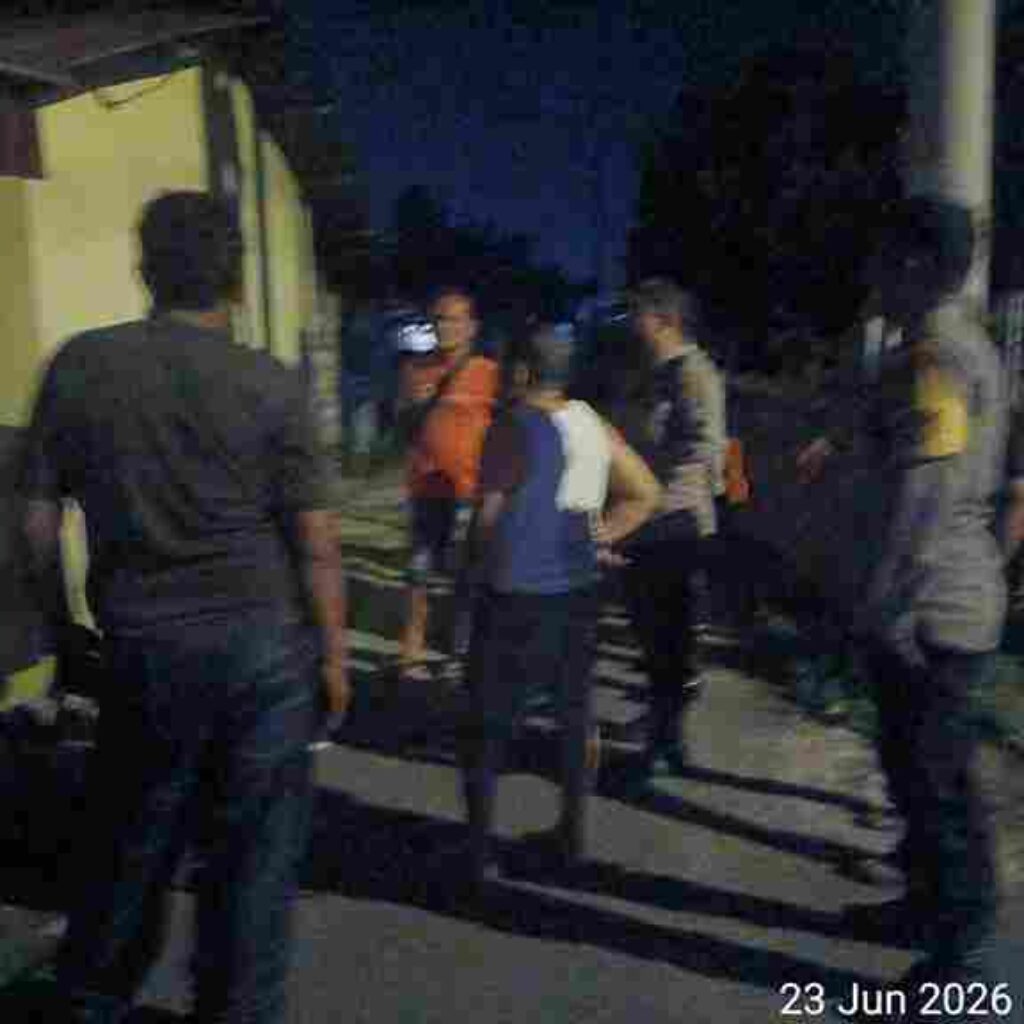 Tinjut Laporan CC 110, Polsek Sianar Marihat Cek TKP dan Mediasi Keributan di Gang Jambu Air